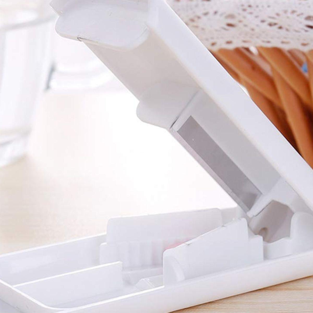 SET 10 PASTILLERO CORTADOR DIVISOR 2 EN 1 PORTATIL LAU-4