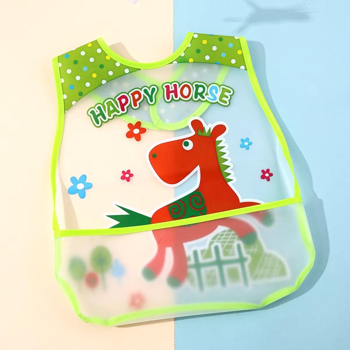 Set de 8 Baberos Impermeables Bebés Ajustable Unisex Jhn-6