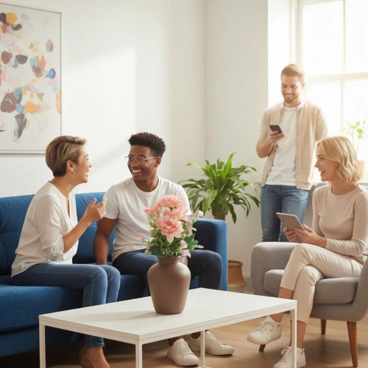 Set 2 Ramo Floral Elegancia Atemporal Adorno Artificial Jhn-3