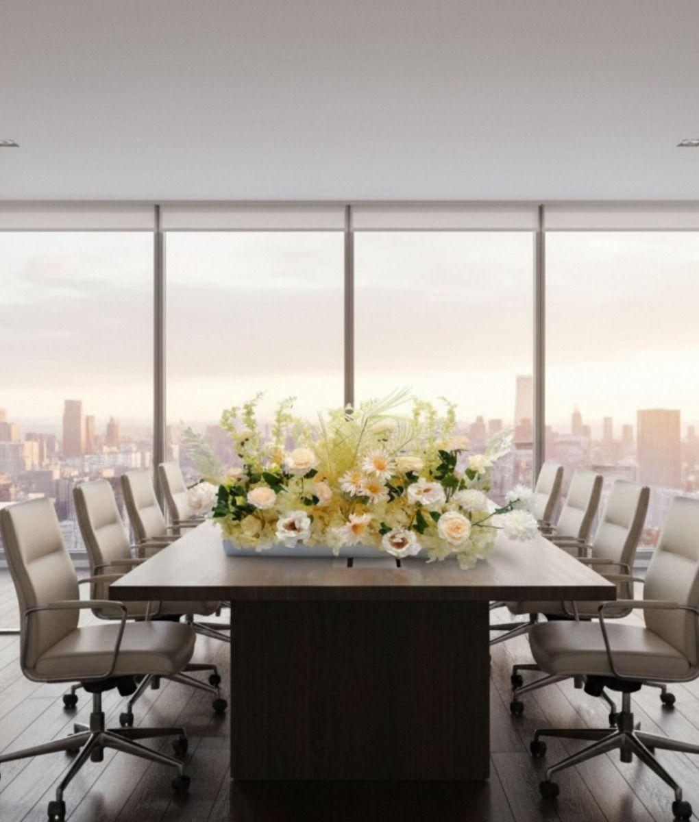 Flores Artificiales Decorativas Arreglo Floral Adorno Jhn-5