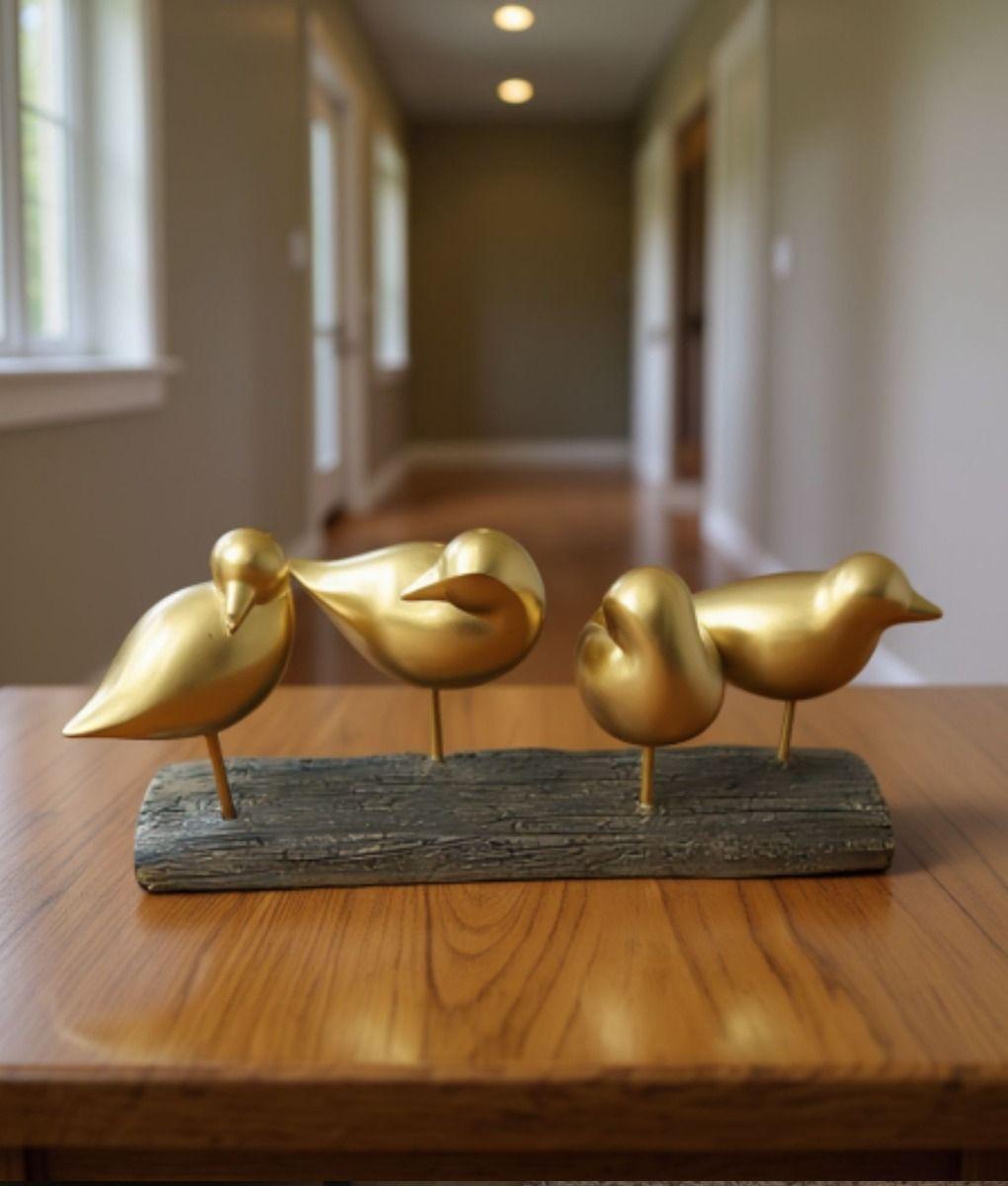 Figura Decorativa Aves Adorno Minimalista Hogar Jhn-5