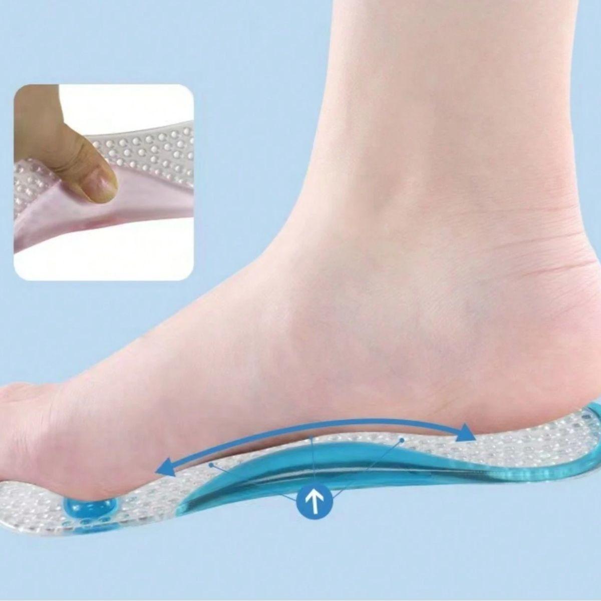 SET 3 PLANTILLAS ORTOPEDICAS GEL ALIVIO FASCITIS PLANTAR LAU-1