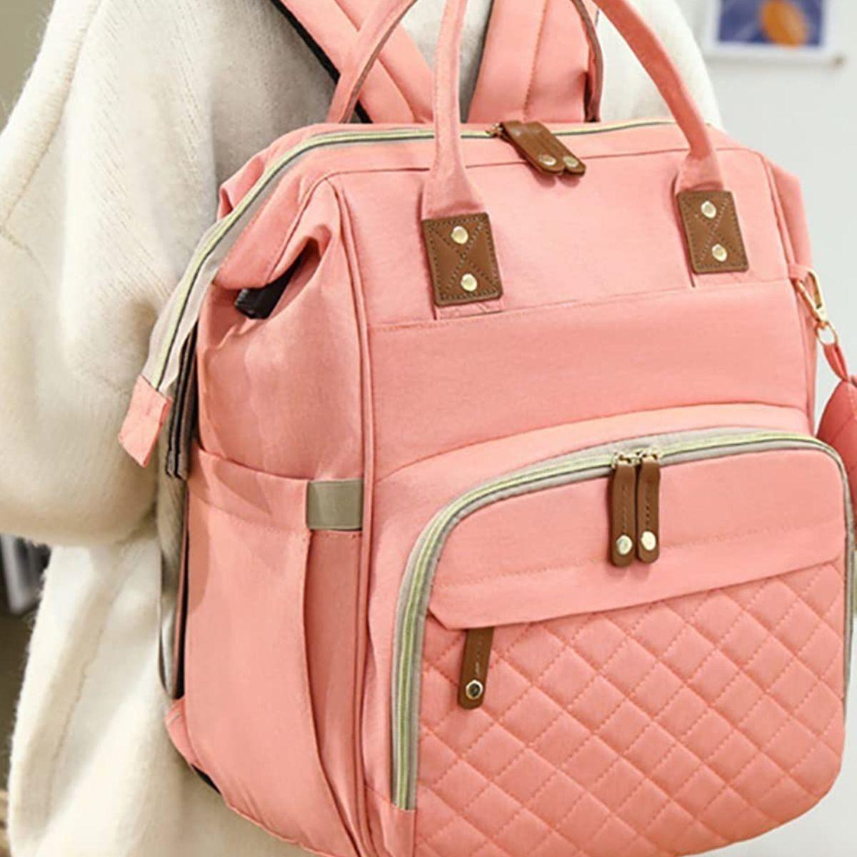 MOCHILA PAÑALERA INFANTIL CON MONEDERO VIAJE BEBE LAU-6