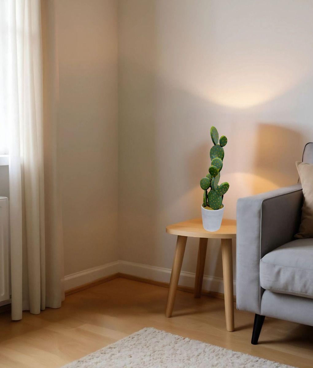 Planta Artificial Decorativa Cactus Opuntia Realista Jhn-5