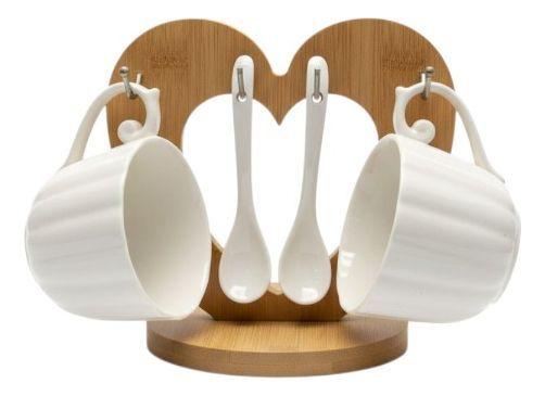 Set 2 Tazas Soporte Exhibición Decorativo Funcional Jhn-8