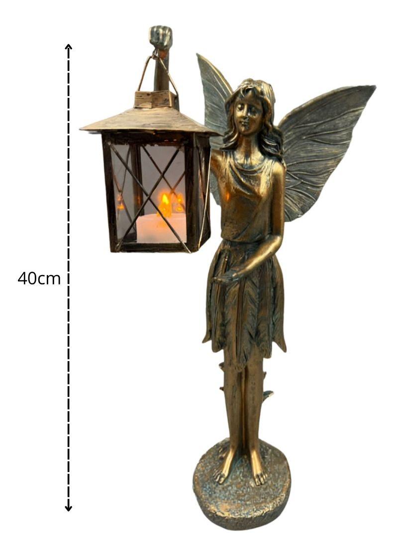 Figura Escultura Ángel Alado Estatua Decorativa Hadas Jhn-9