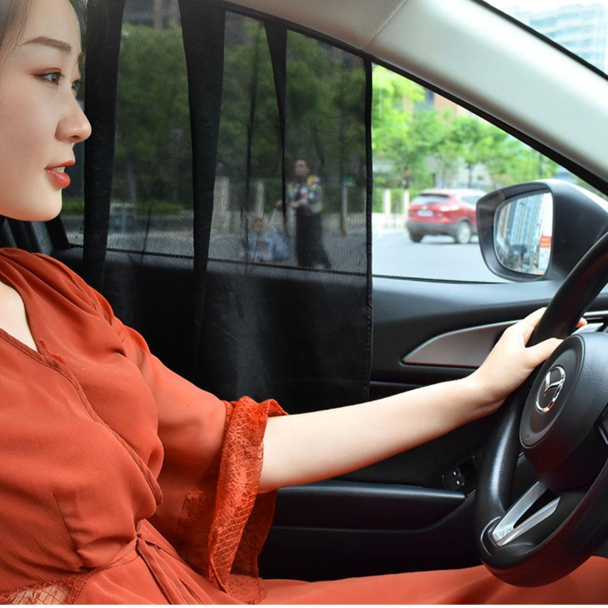 SET 3 CORTINAS PARASOL VENTANA AUTO PROTECCION SOLAR LAU-2