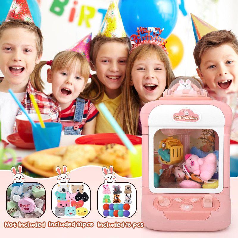 Juguete Maquina Garra Portatil Peluches Niños Diversion Lau-6