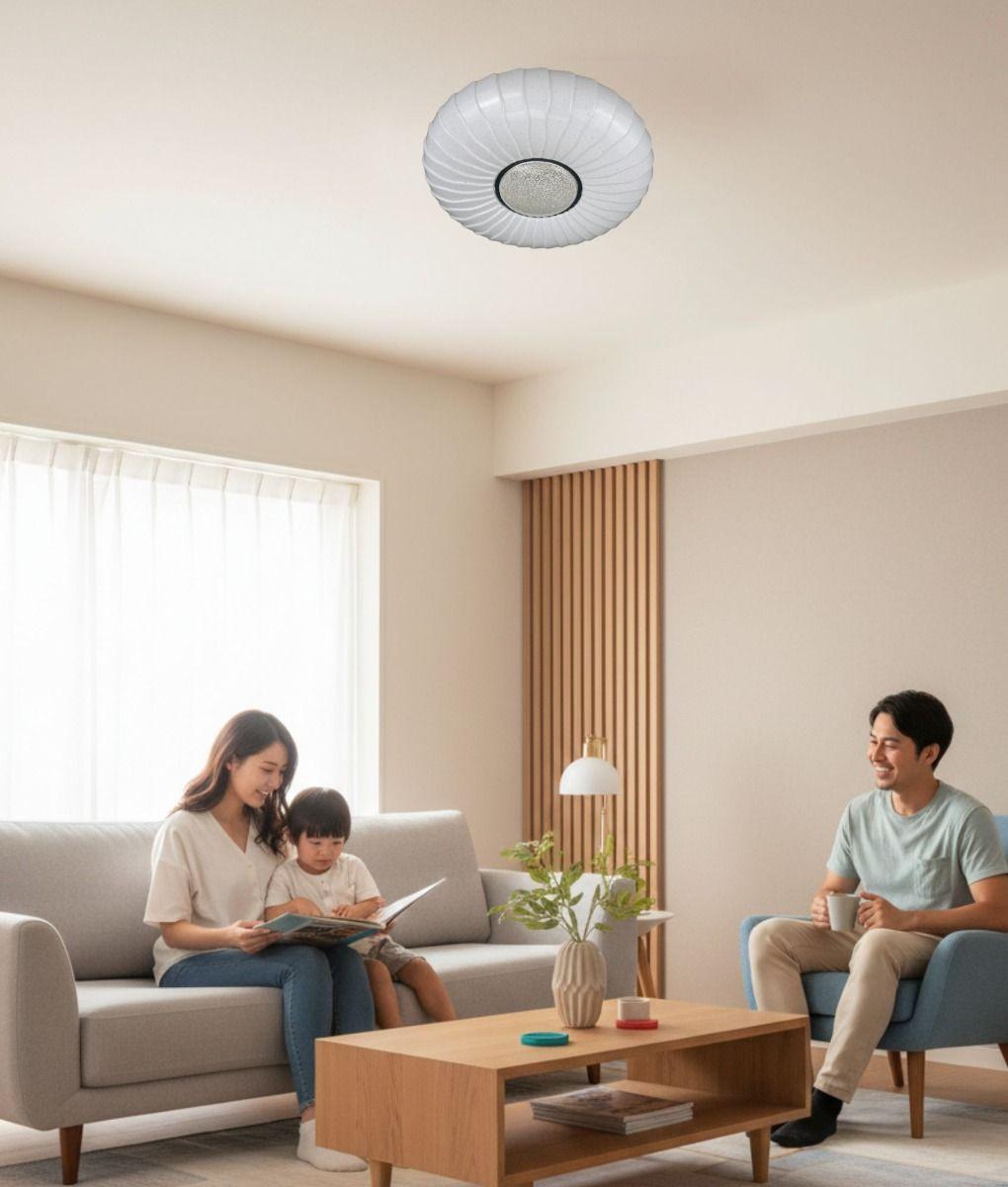 Lámpara Decorativa Techo Diseño Ola Estilo Innovador Jhn-2