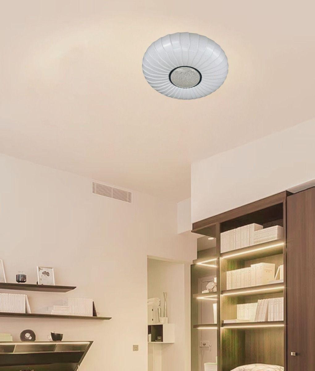 Lámpara Decorativa Techo Diseño Ola Estilo Innovador Jhn-7