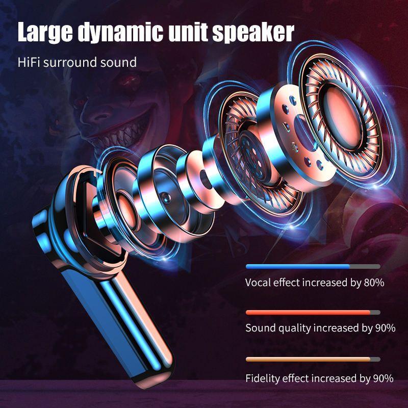Audifonos Gammer Inalambricos Bluetooth Lau -8