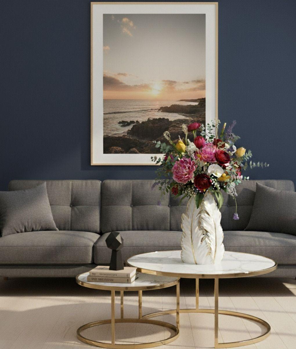 Florero Jarrón Decorativo Pluma Alada Adorno Moderno Jhn-5