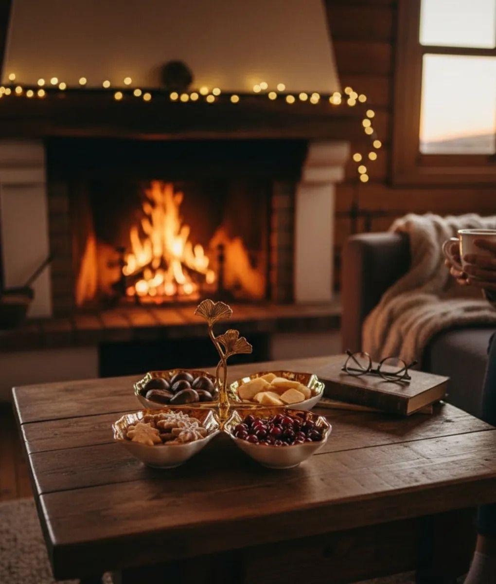 Bandeja Decorativa Servir Diseño Marino 4 Compartimentos Jhn-9