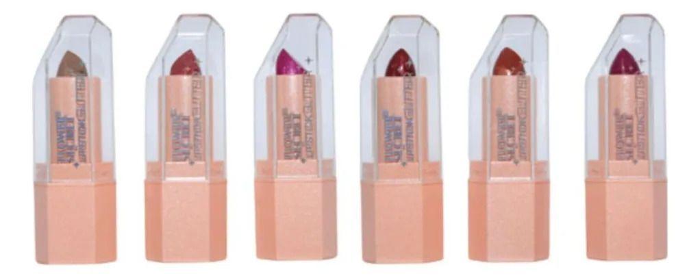 Paq 24 Labiales Barra Metalizado Cremoso Efecto Volumen ALJ-4