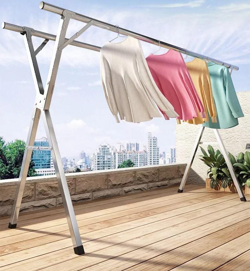 Perchero Tendedero Ropa Secado Plegable Estante Jhn-2