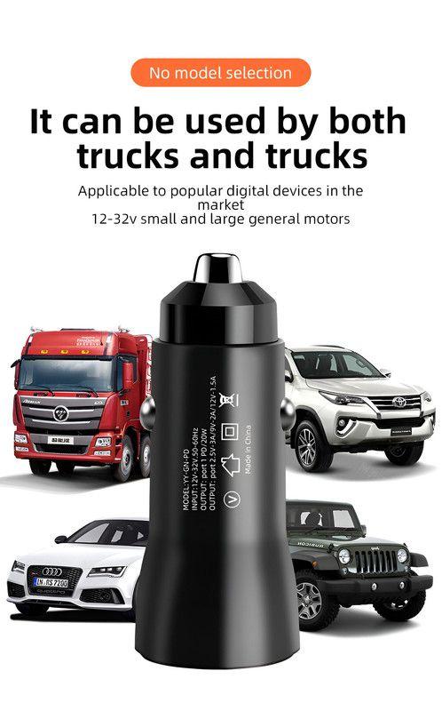 Set 3 Cargadores Coche USB Doble Puerto Carga Rapida Lau-7
