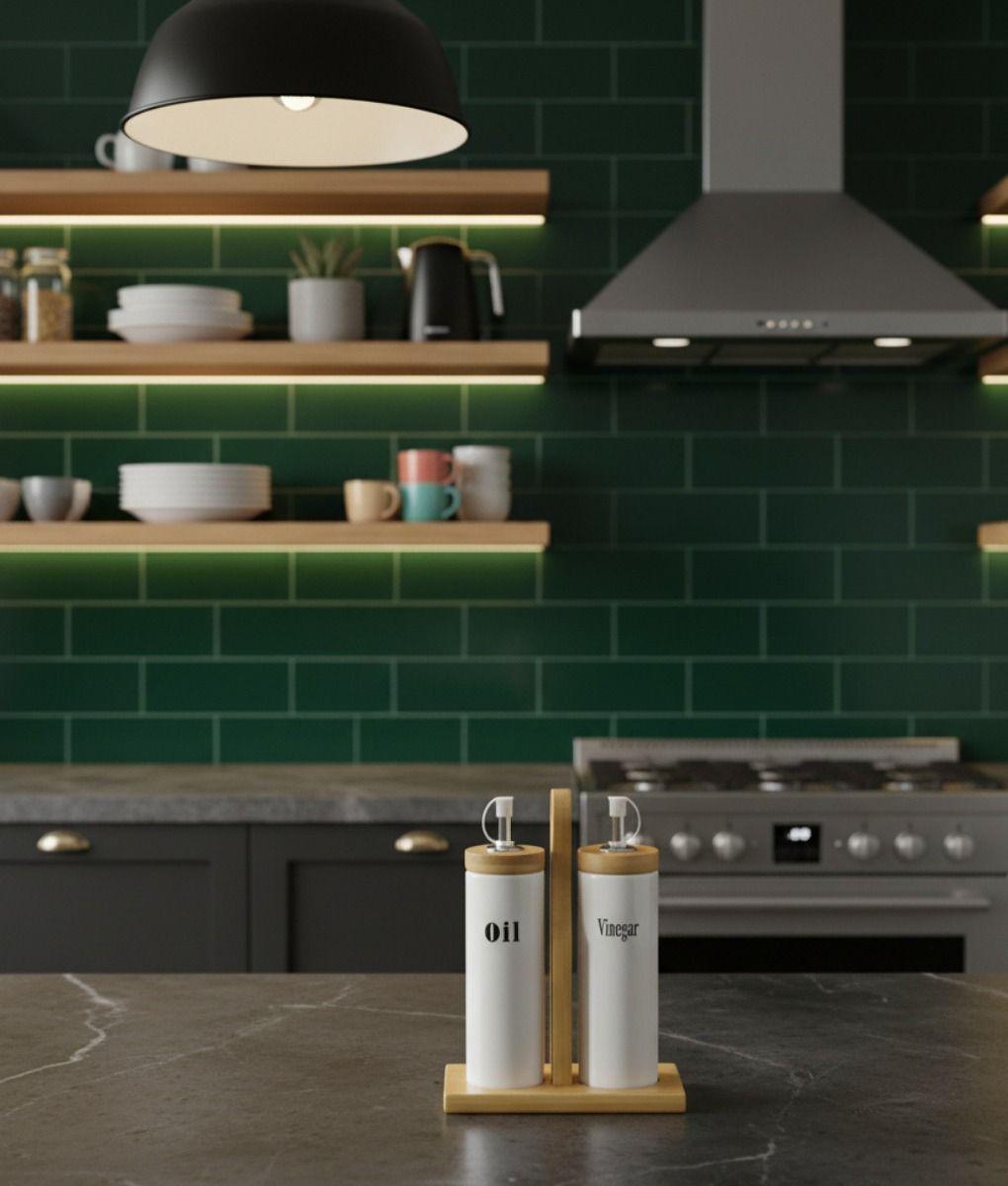 Set 2 Frasco Dispensador Aceite Vinagre Funcional Cocina Jhn-7