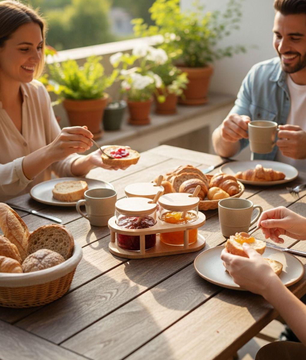 Juego Frasco Contenedor Organizador Soporte Cocina Jhn-3