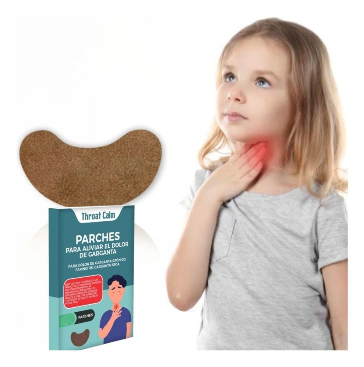 Parches Alivio Instantáneo Tos Dolor Garganta 7 Pack Jhn-8