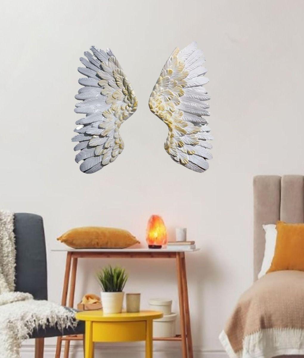 Adorno Decorativo Pared Alas Arte Figura Hogar Jhn-9