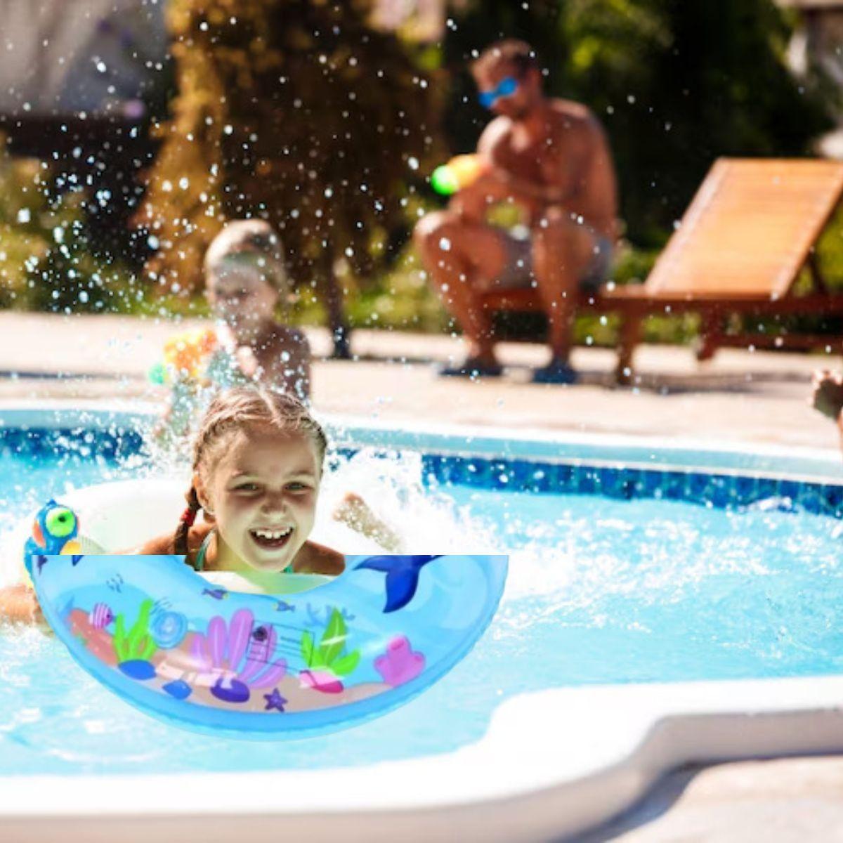 SET 3 FLOTADOR BOYA INFLABLE 80 CM NIÑOS PLAYA PISCINA LAU-1