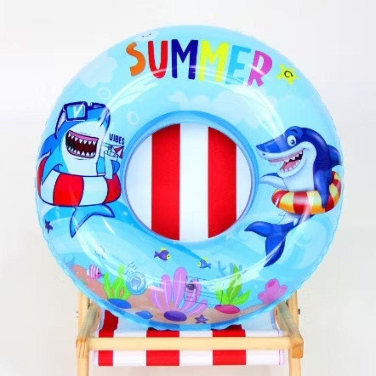 SET 3 FLOTADOR BOYA INFLABLE 80 CM NIÑOS PLAYA PISCINA LAU-3