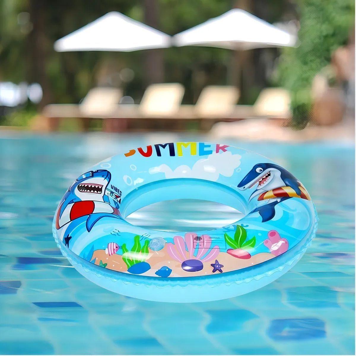 SET 3 FLOTADOR BOYA INFLABLE 80 CM NIÑOS PLAYA PISCINA LAU-8