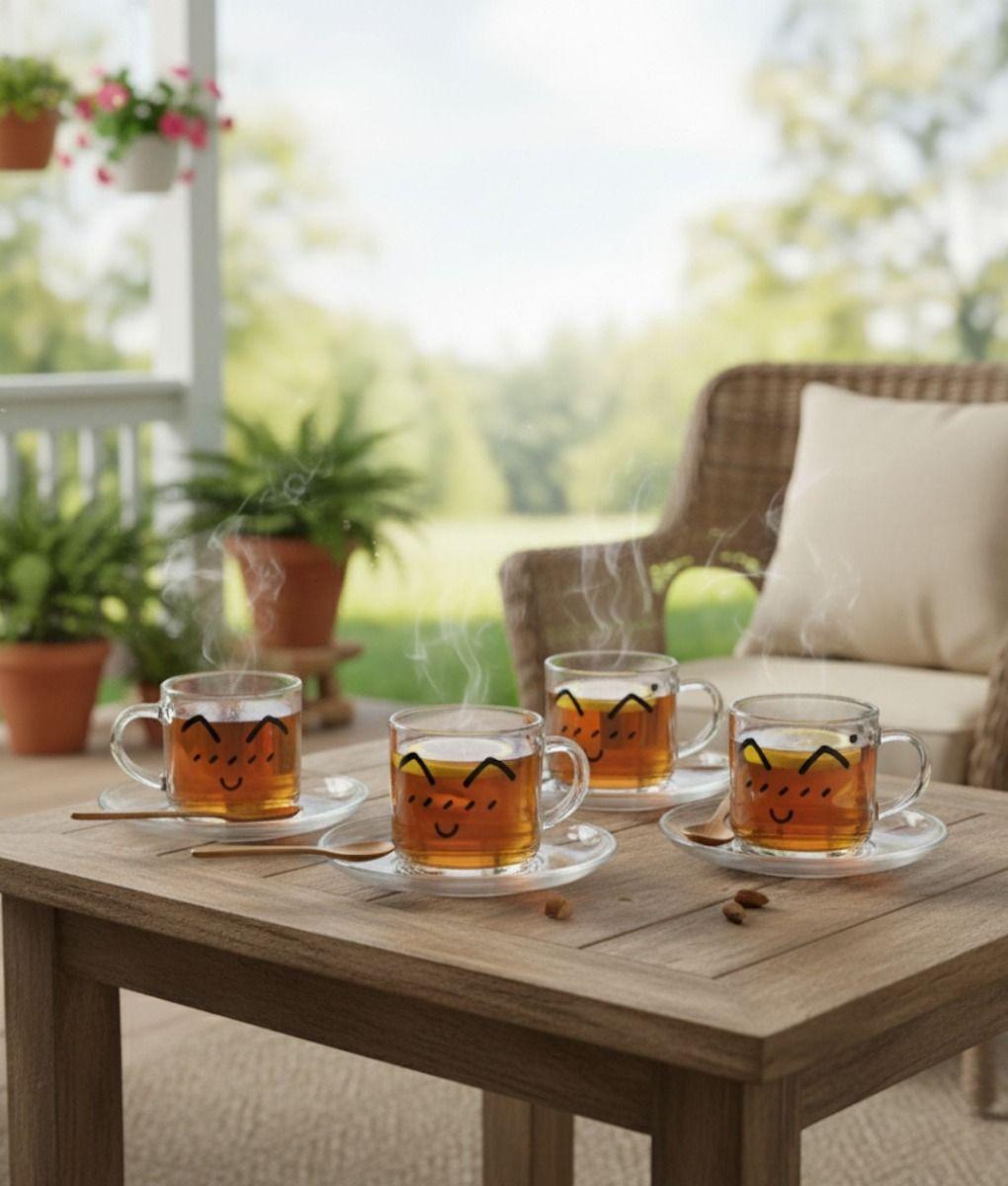 Juego Taza Soporte Plato Decorativo Organizador Cocina Jhn-8