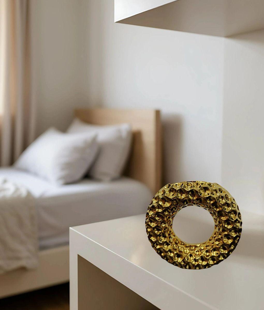 Florero Decorativo Forma Circular Moderno Hogar Jhn-8