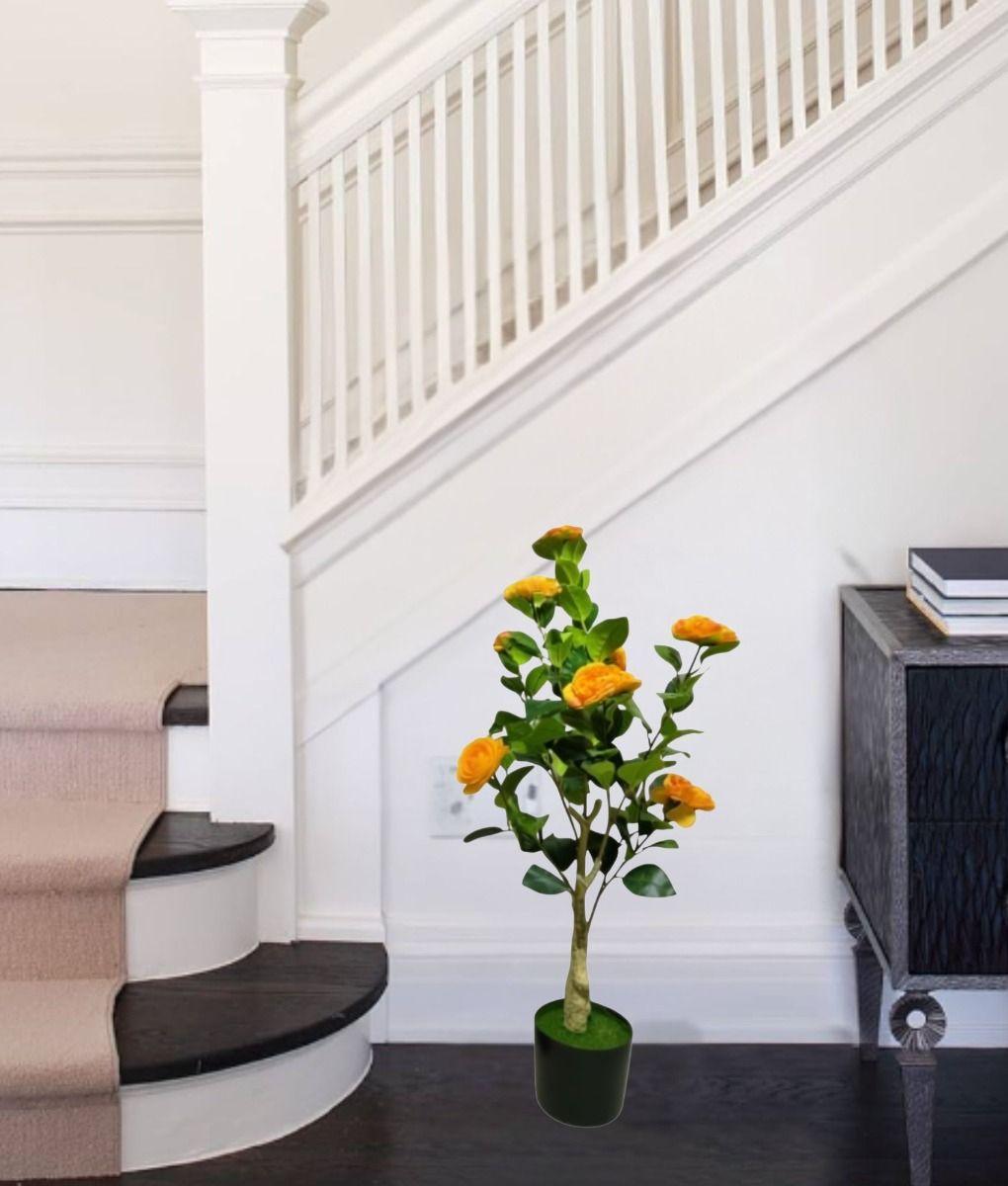 Planta Artificial Decorativa Diseño Floral Ramificado Jhn-4