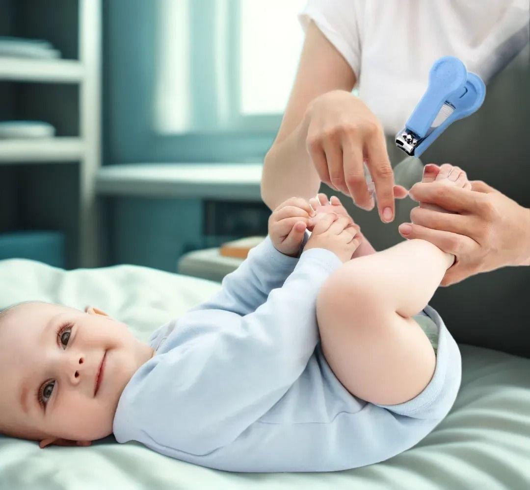 Cortauñas Bebe Seguridad Tijeras Herramienta Manicura Lau-3