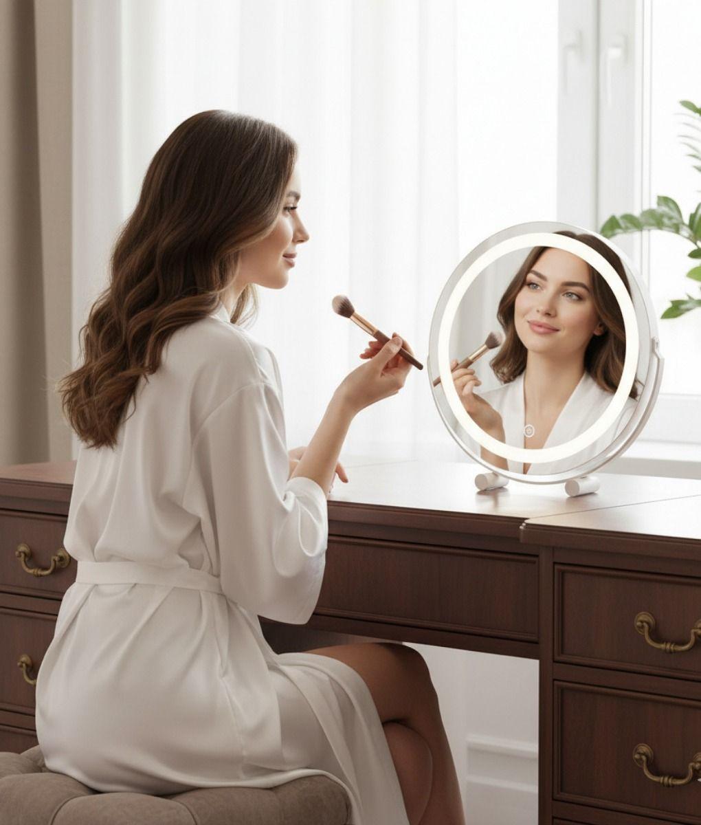 Espejo Decorativo Tocador Diseño Inteligente Iluminación Jhn-2