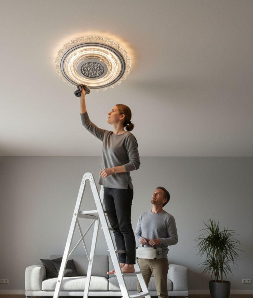 Lámpara Techo Decorativa LED Moderna Diseño Clásico Jhn-2