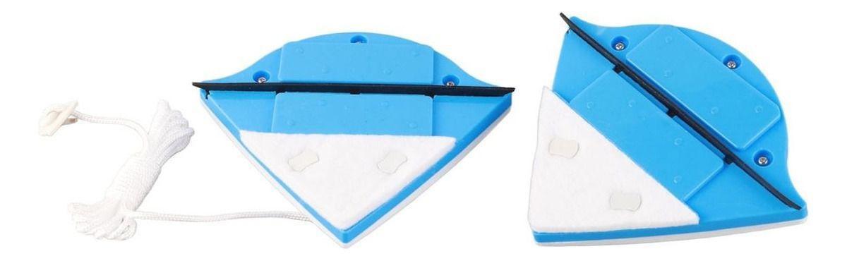 SET 2 LIMPIADORES MAGNETICOS DE VIDRIO DISEÑO TRIANGULAR LAU-7