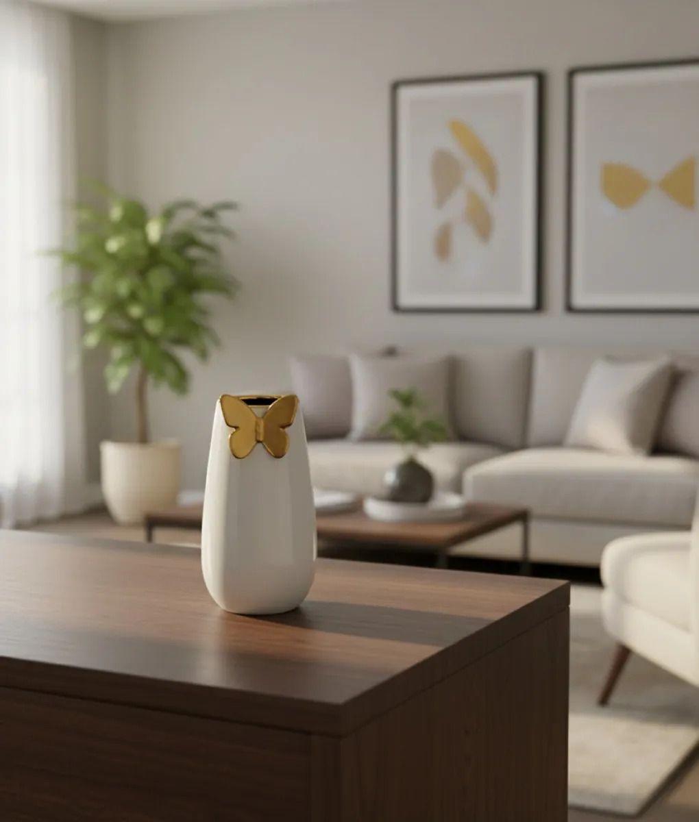 Florero Decorativo Minimalista Moderno Jarrón Mariposa Jhn-9