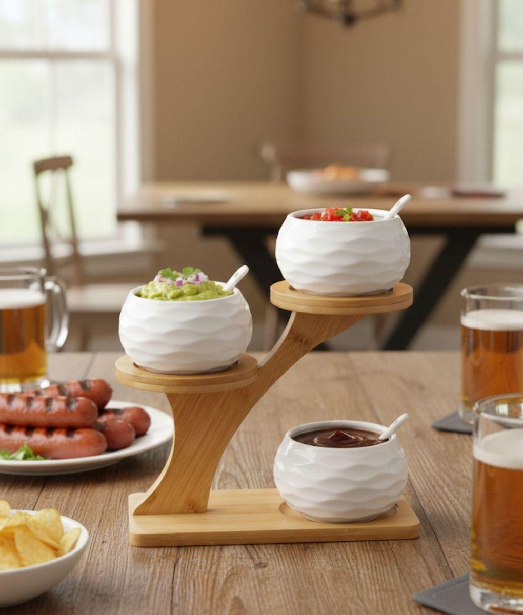 Juego Frasco Escalonado Organizador Contenedor Soporte Jhn-9