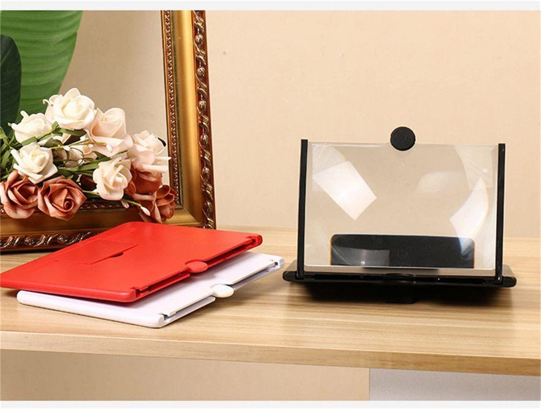 Set 3 Amplificador Pantalla Telefono Soporte Plegable Lau-5