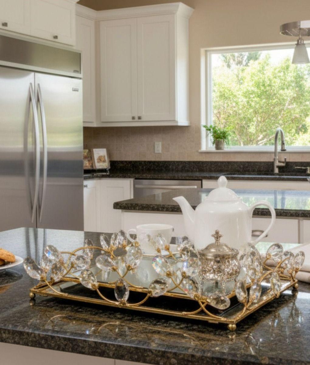 Bandeja Decorativa Elegante Multifuncional Organizador Jhn-5