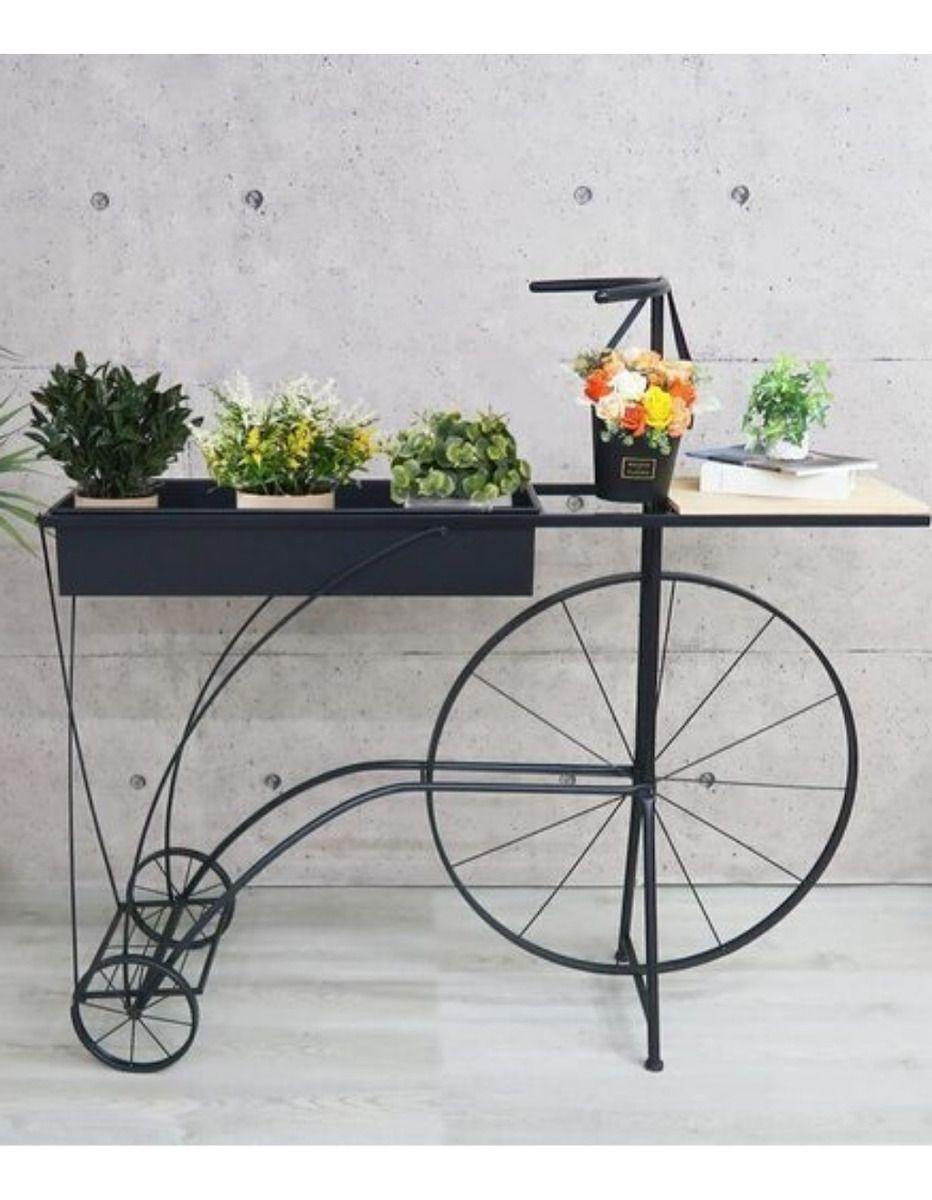 Porta Macetas Diseño Bicicleta Adorno Jardineria Soporte Jhn-8