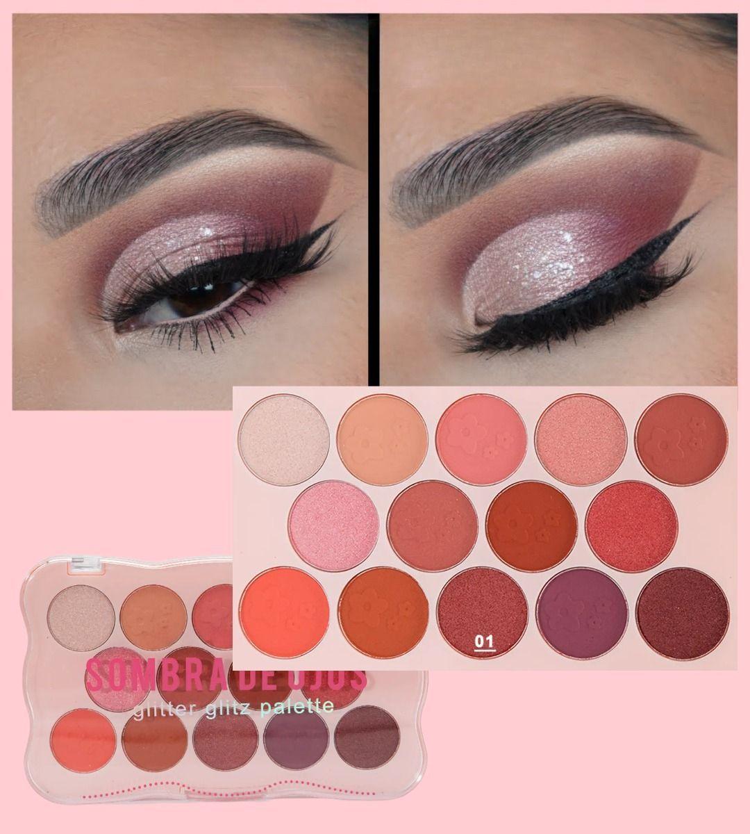 Sombra Ojos Paleta 14 Tonos Vibrante Suave Duradera Jhn-7