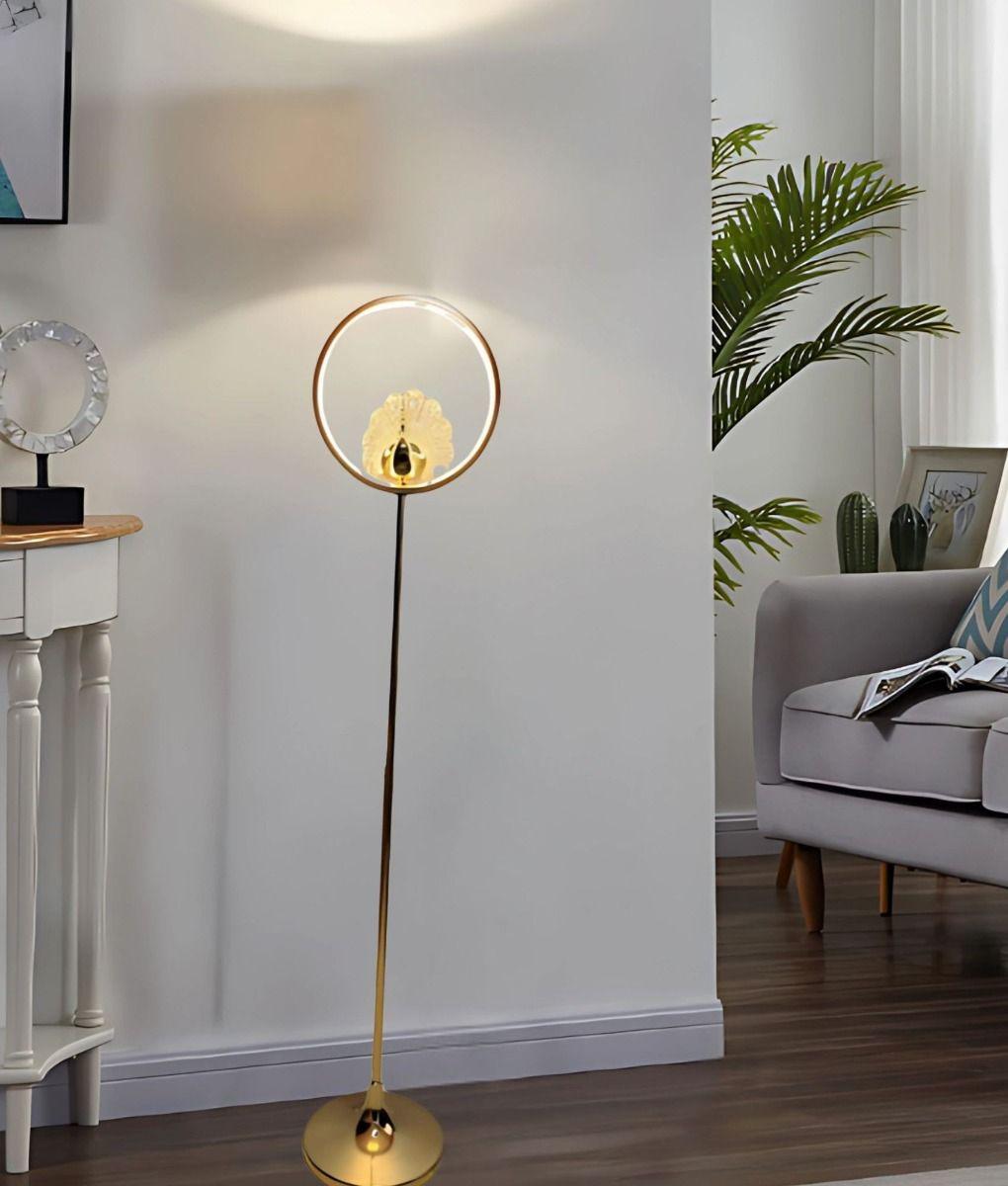 Lámpara Pie Minimalista Decorativa Pedestal Vertical Jhn-9