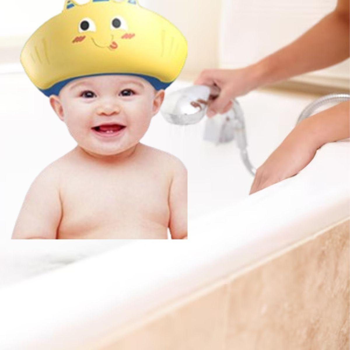 SET 3 VISERA BAÑO INFANTIL DISEÑO MONSTRUITO DUCHA BEBE LAU-1
