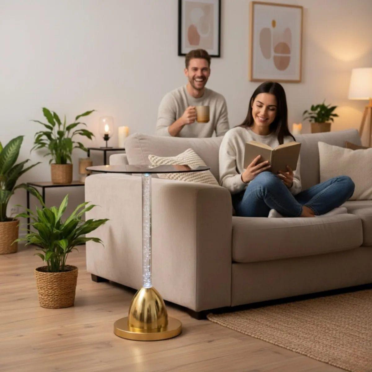 Mesa Decorativa Moderna Minimalista Diseño Burbujas AJ-5