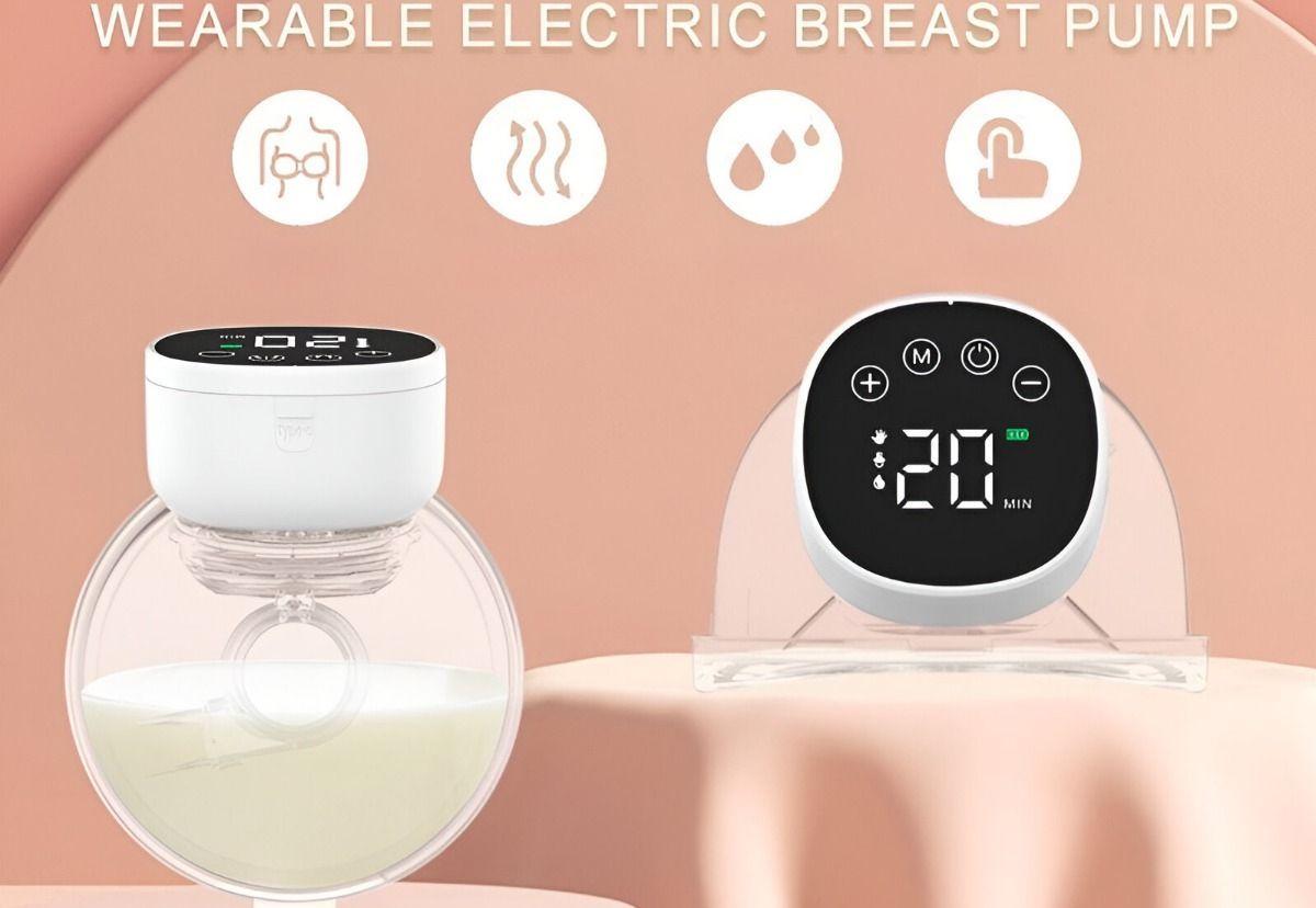 Sacaleche Extractor Leche Materna Doble Portátil LED Jhn-5