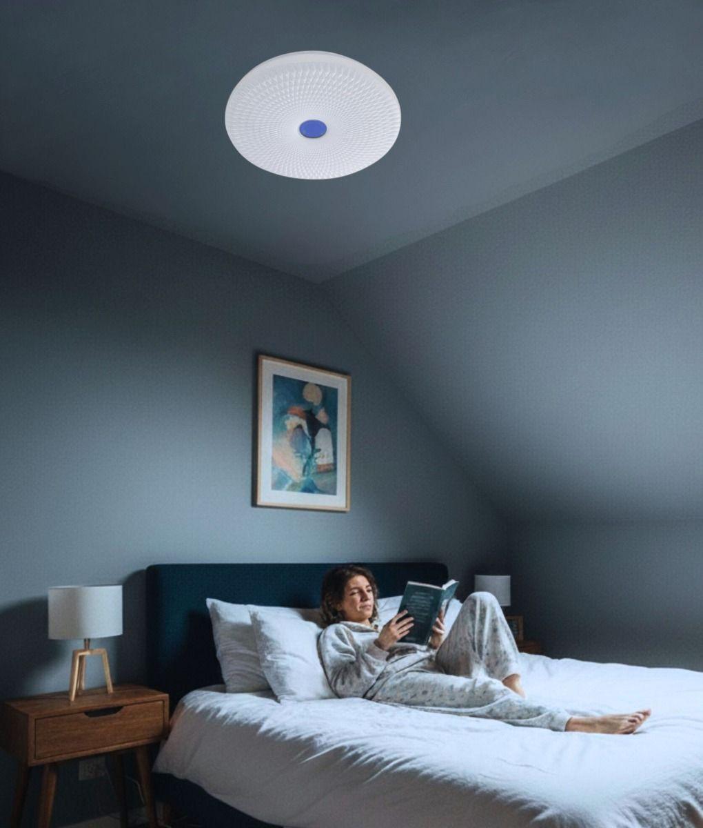 Lámpara Techo LED Geometría Diamantada Contraste Focal Jhn-4