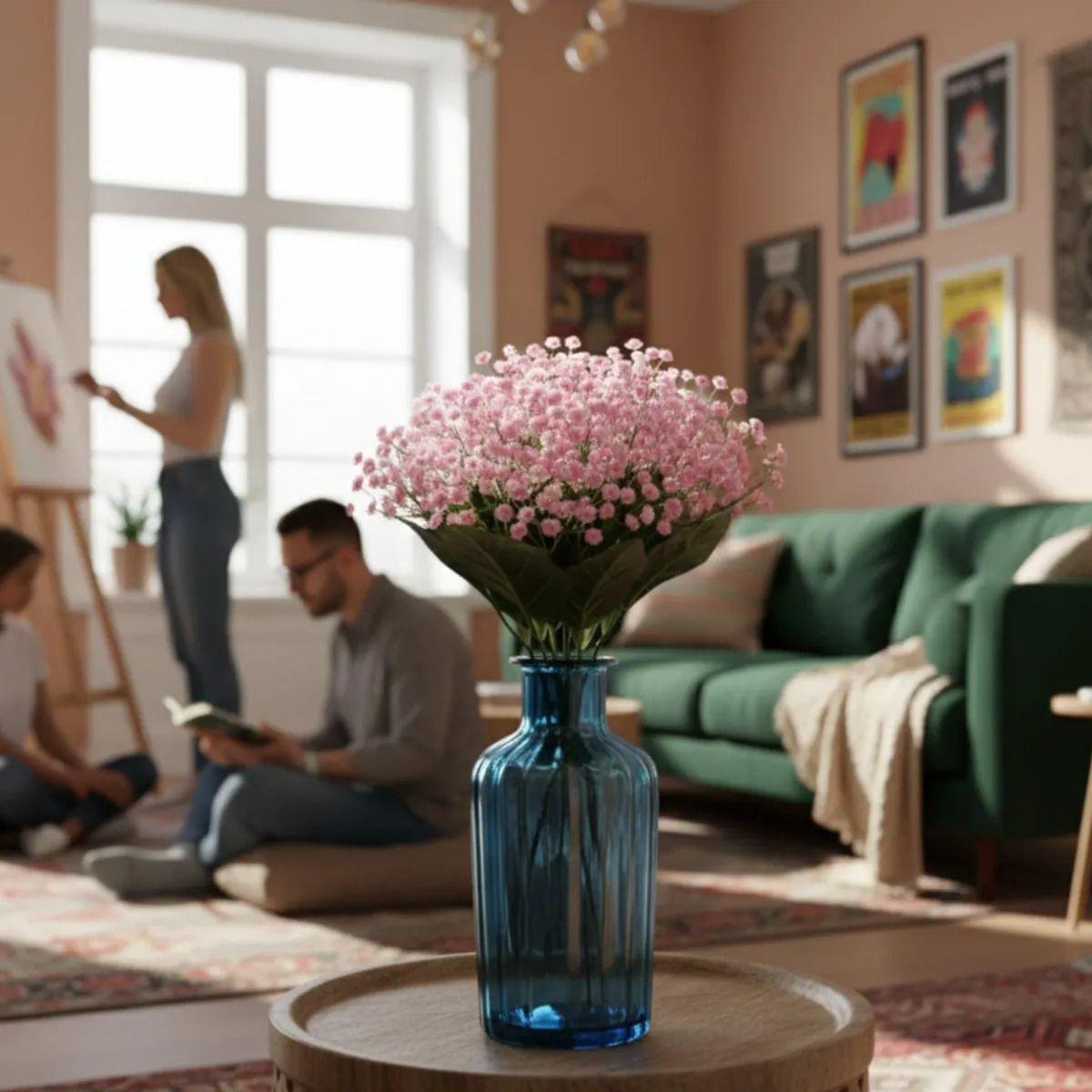 Set 2 Ramo Floral Decorativo Artificial Estilo Atemporal Jhn-3