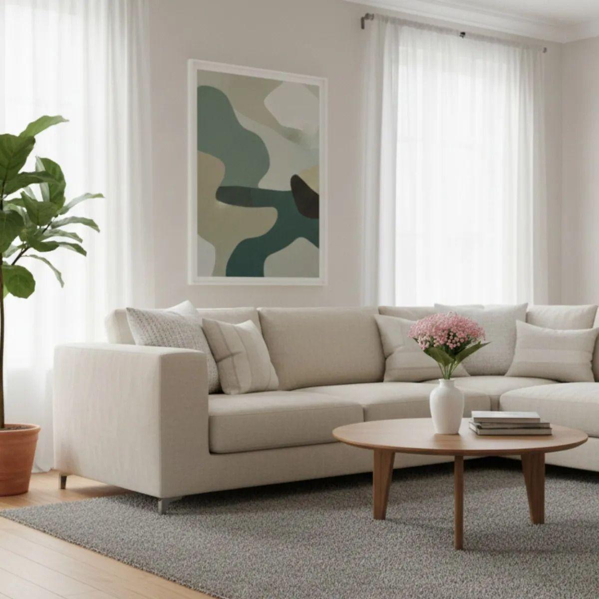 Set 2 Ramo Floral Decorativo Artificial Estilo Atemporal Jhn-7