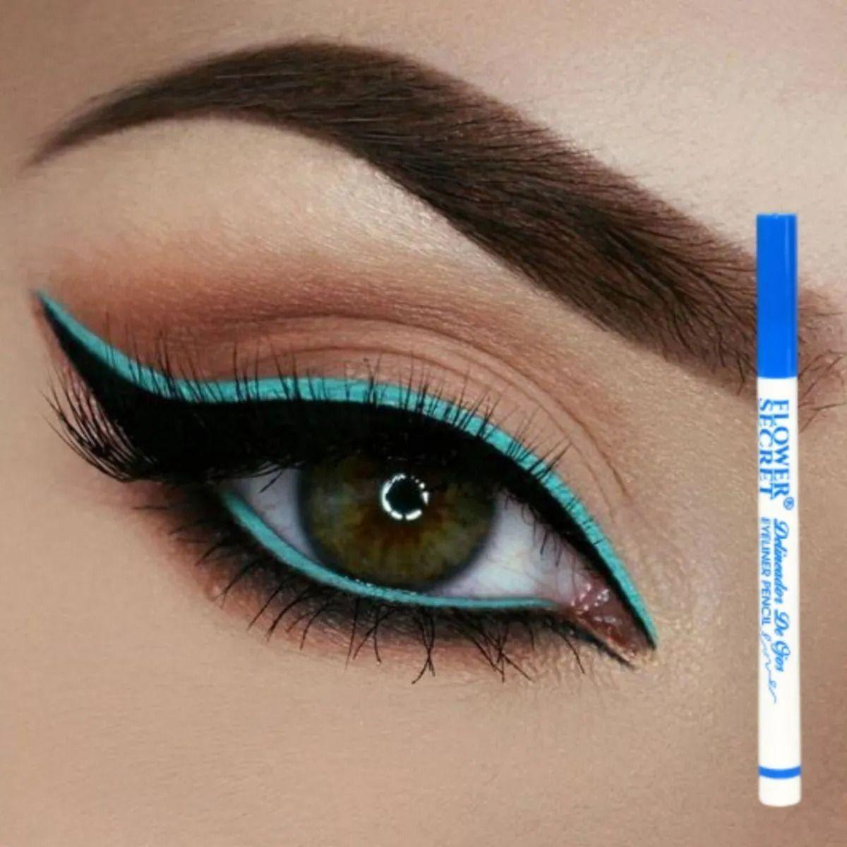 Set 5 Delineadores Ojos Colores Fantasía Larga Duración ALJ-4