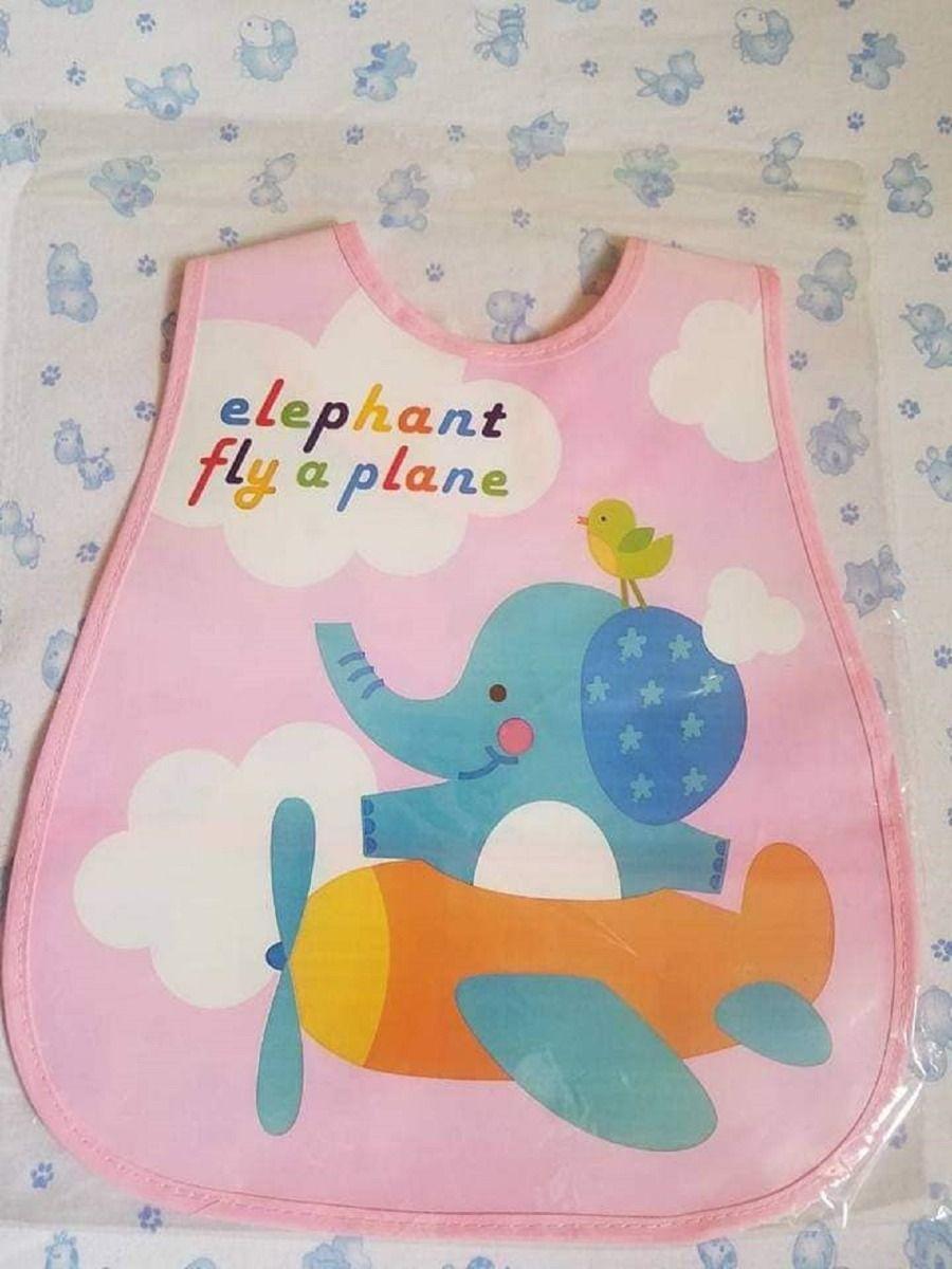 Set de 8 Baberos Plástico Impermeable Bebés Delantal Jhn-3