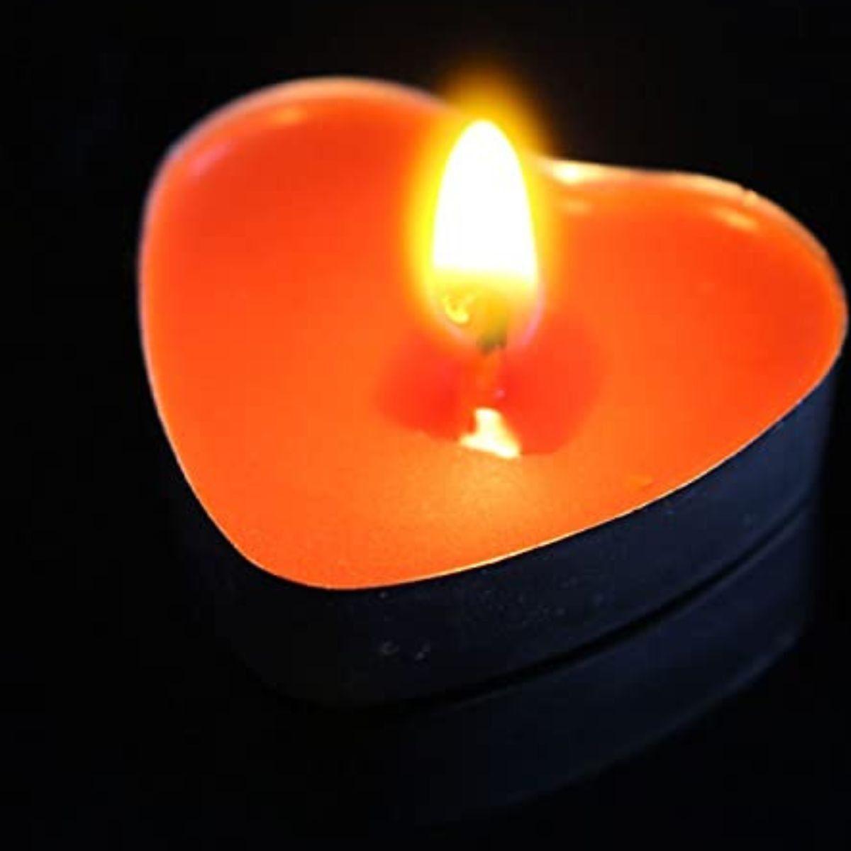 Set 7 Velas Forma Corazón Decoración Romántica Amor Jhn-9